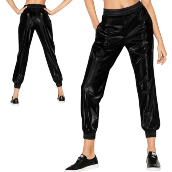 Victoria Secret Sport Faux Leather Joggers Women’s Size XS (loose fit) - Picture 12 of 15